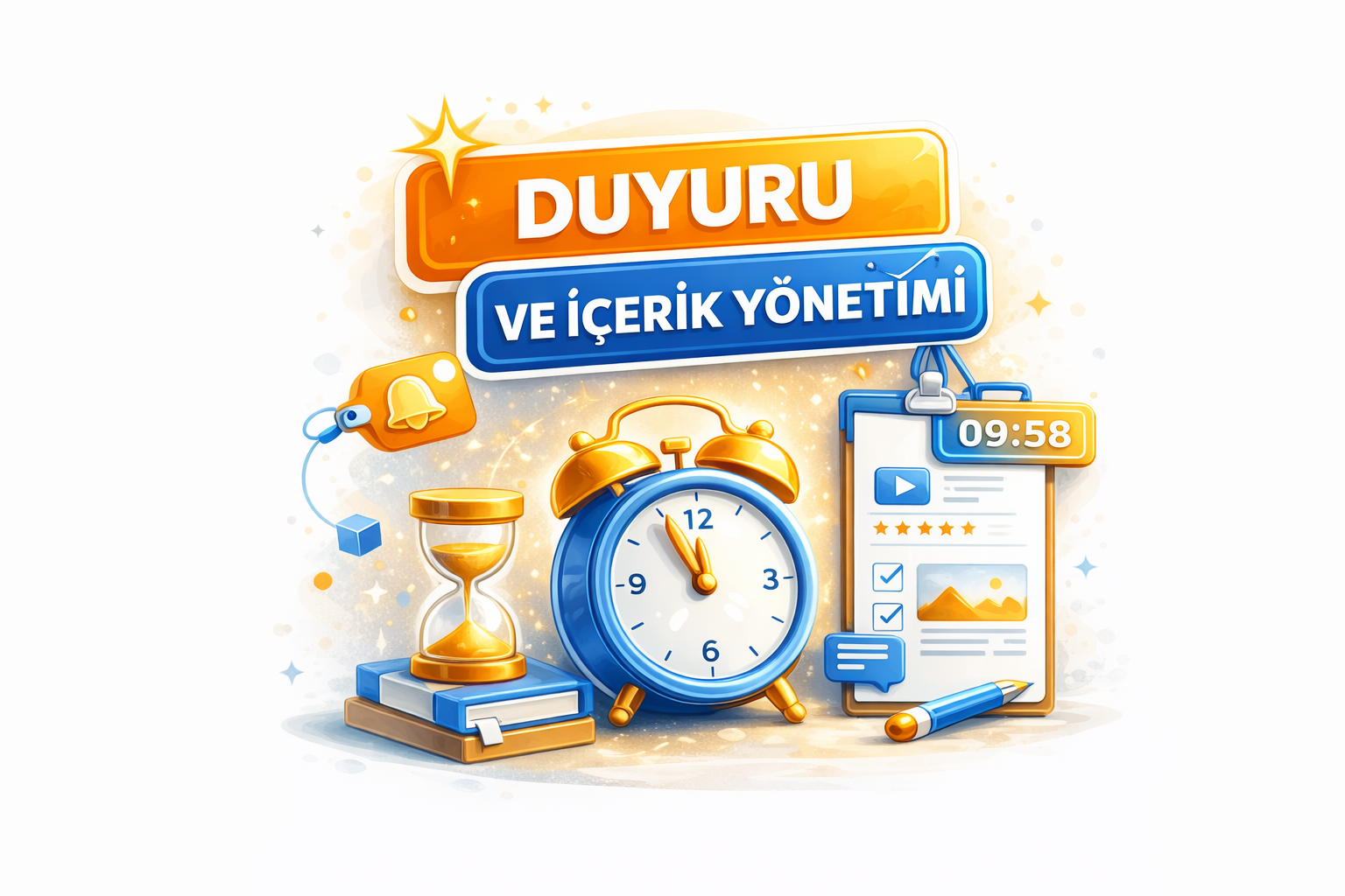 Zaman Ayarlı Duyuru ve İçerik Yönetimi